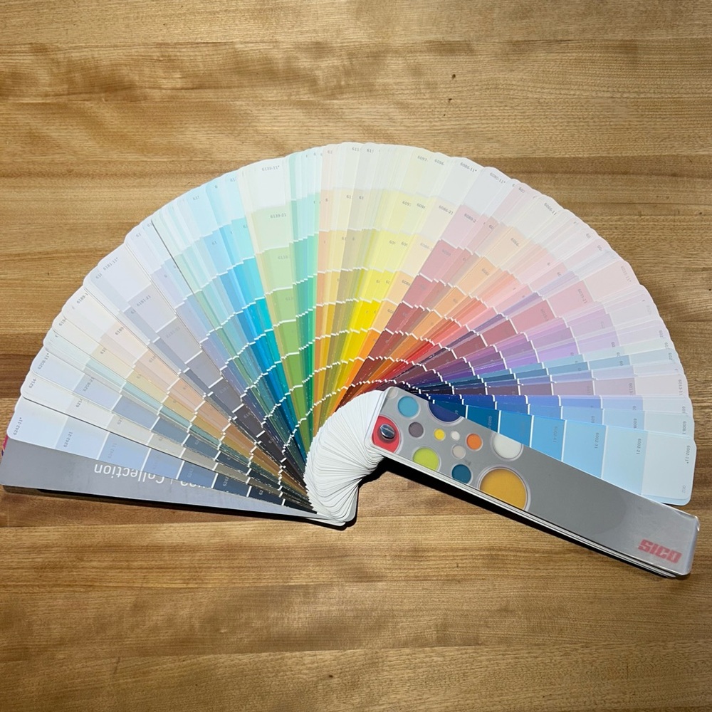 Color Swatch Fan Deck by Sico